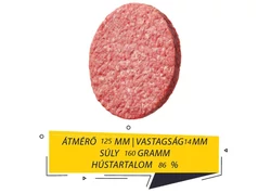 86% sertéshús tartlmú pogácsák