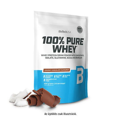 BioTechUSA - 100% pure whey fehérje 454 gramm (Kókusz-csokoládé)
