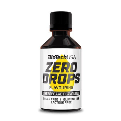 BioTechUSA - Zero Drops 50 ml (Sajttorta)
