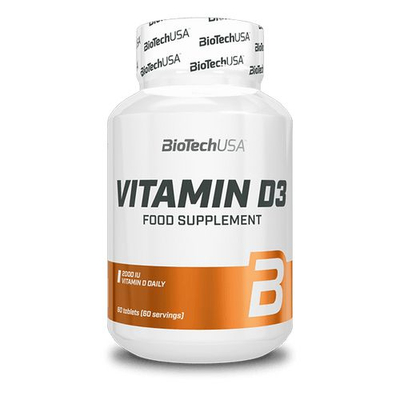 BioTechUSA - Vitamin D3 50mcg 60 tabletta