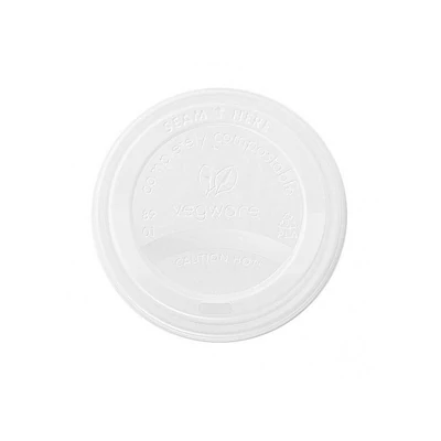 Műanyag ivólyukas tető 90 mm 360-480 ml-es pohárra, fehér (100 db)