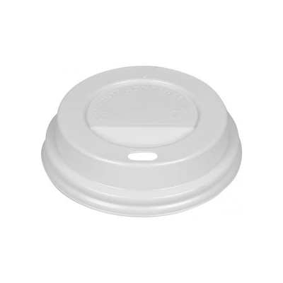 Papírpohár tető ivólyukas, fehér 80 mm (100 db)