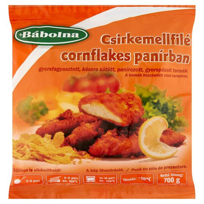 Bábolna Csirkemellfilé cornflakes bundában (0,7 kg)
