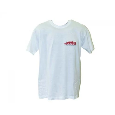 Póló, kereknyakú, fehér, hímzett "Yankee" (XL)
