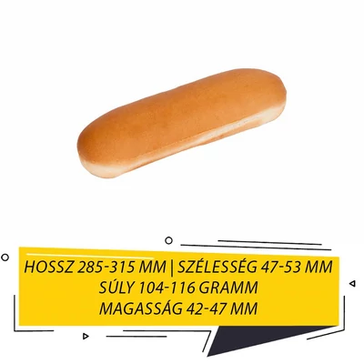 Ritpol hotdog kifli HD-300 (24 db)