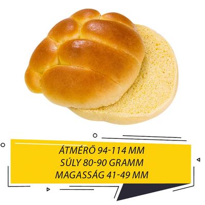 Lantmannen Kalács jellegű hamburger zsemle 110 mm (30 db)