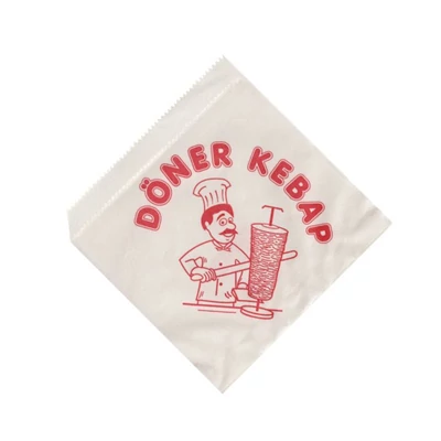 Kebab tasak papír 16x16cm NYOMTATOTT (500 db)