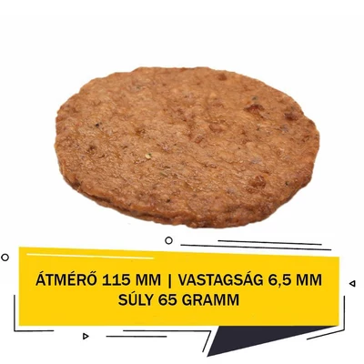Koliber készresütött hamburgerhús (marhahúsos 15%) 125 - (8db/csomag)