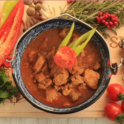 Lucky Food Sertéspörkölt 1kg - gyorsfagyasztott