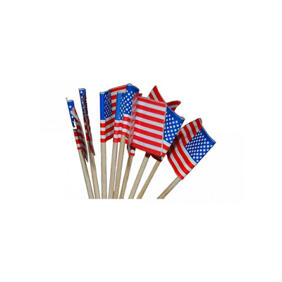 Díszítő zászló USA hambugerhez (144 db)
