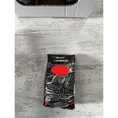 Sózott, Pirított napraforgómag, szotyi, 100g/zacskó, 21db/zacskó/karton