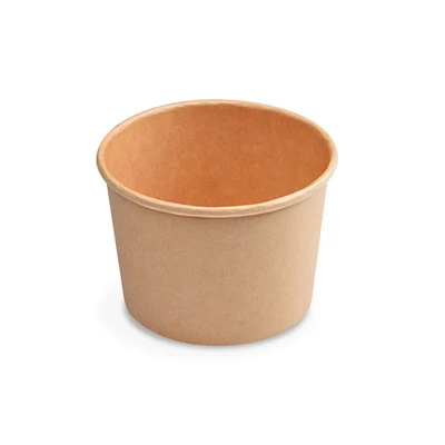 Leveses Kraft papírtégely ECONOMICAL 500ml, 50 db/csomag