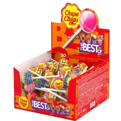 Chupa Chups The Best Of nyalóka 50 x 12 g