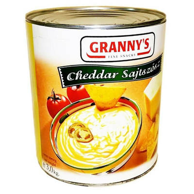 Granny's Cheddar ízű szósz, konzerves 2,9 kg