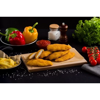 DM panírozott csirkemell filé 38% 100g 2,5 kg