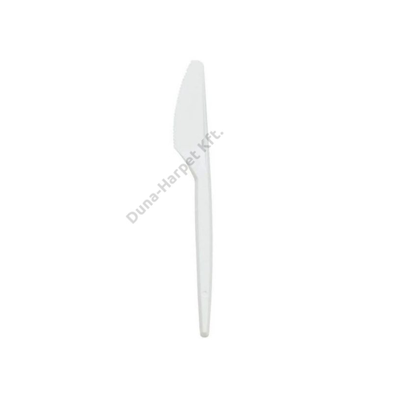 Műanyag kés fehér (100 db)