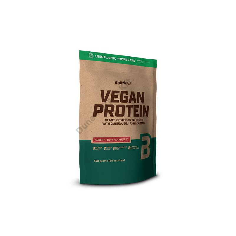 BioTechUSA - Vegan Protein, fehérje vegánoknak 500 gramm (Erdei gyümölcs)