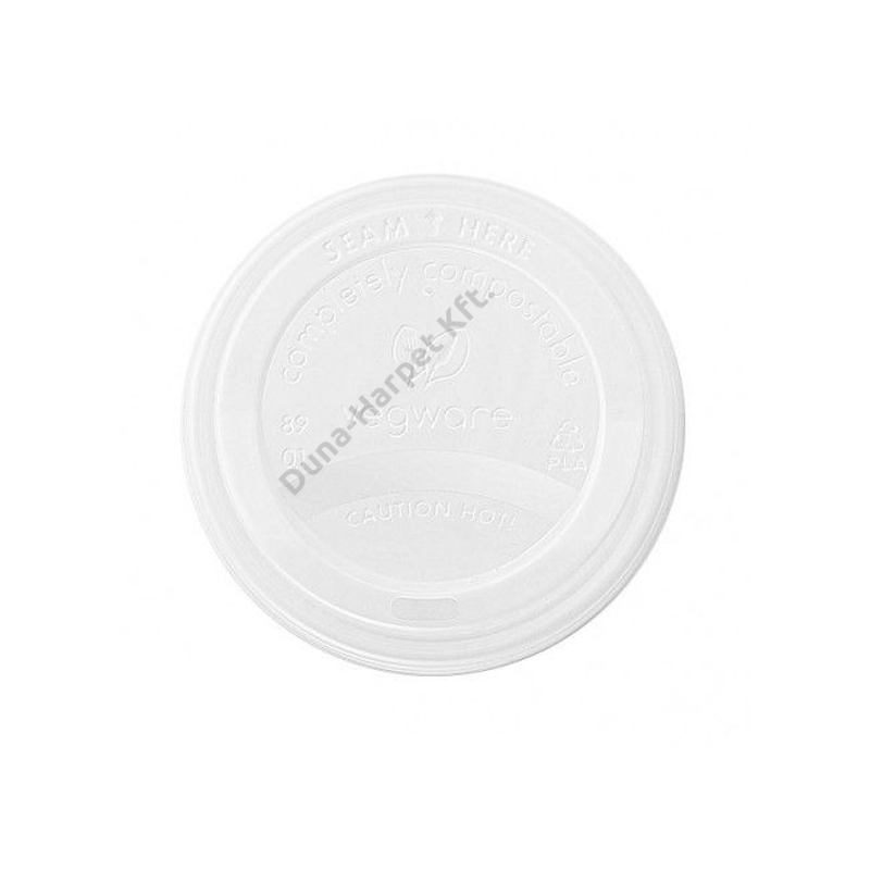 Műanyag ivólyukas tető 90 mm 360-480 ml-es pohárra, fehér (100 db)
