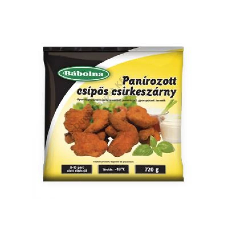 Bábolna Panírozott csípős csirkeszárny (0,72 kg)