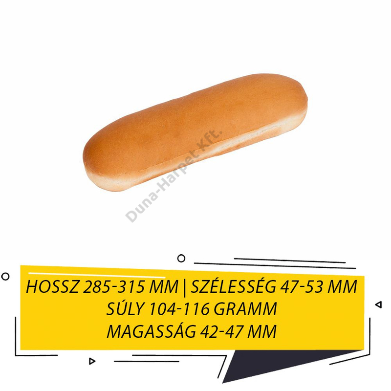 Ritpol hotdog kifli HD-300 (24 db)
