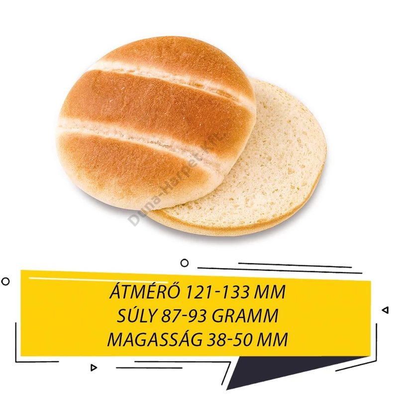 Lantmannen Burgonyás hamburger zsemle 125 mm (24 db)
