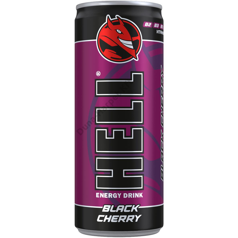 Hell Black Cherry energiaital 250 ml (24 db)