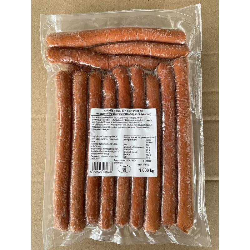 Yankee virsli 90% hústartalom (Yankee #7) - 1 kg