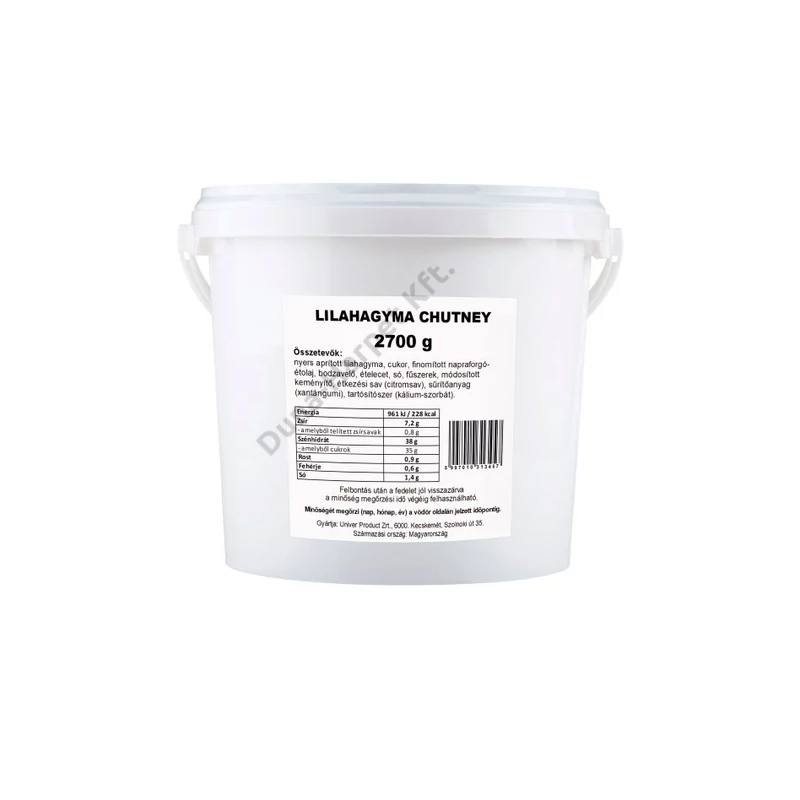 Univer lilahagyma chutney - 2,7 kg