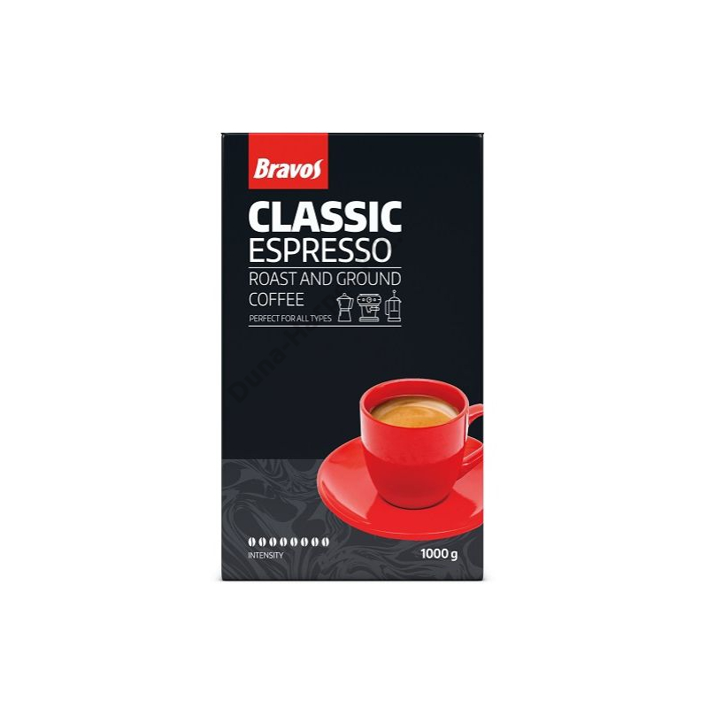 Bravos Classic Espresso, őrölt kávé 1 kg