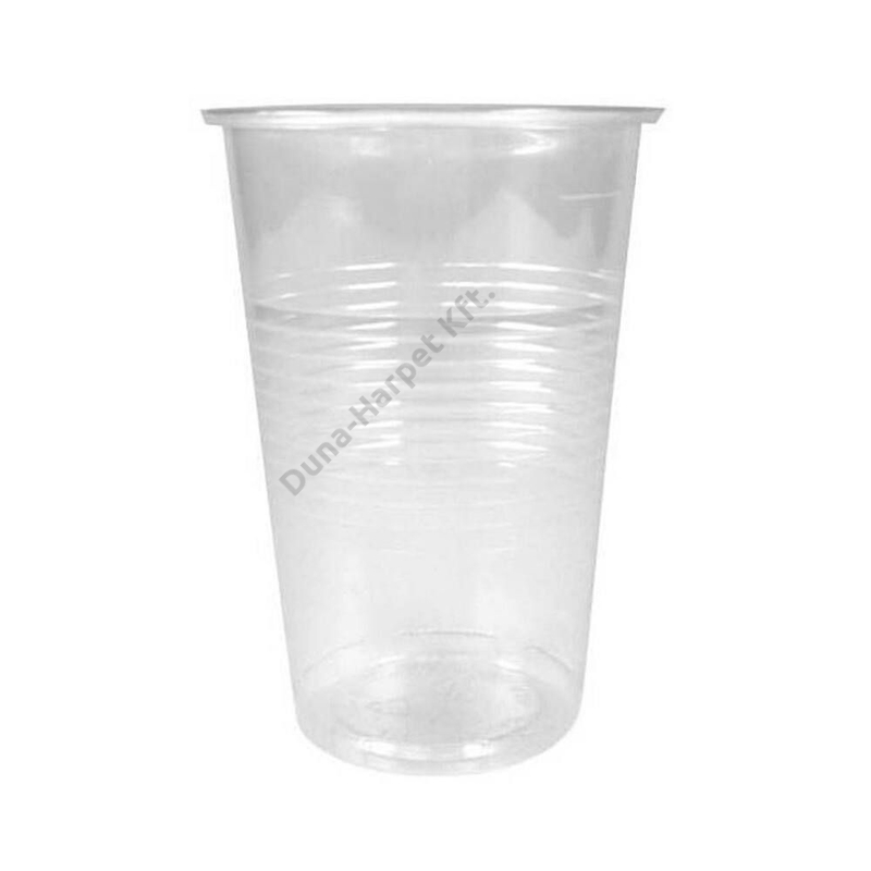 Műanyag pohár, víztiszta 500 ml (50 db)