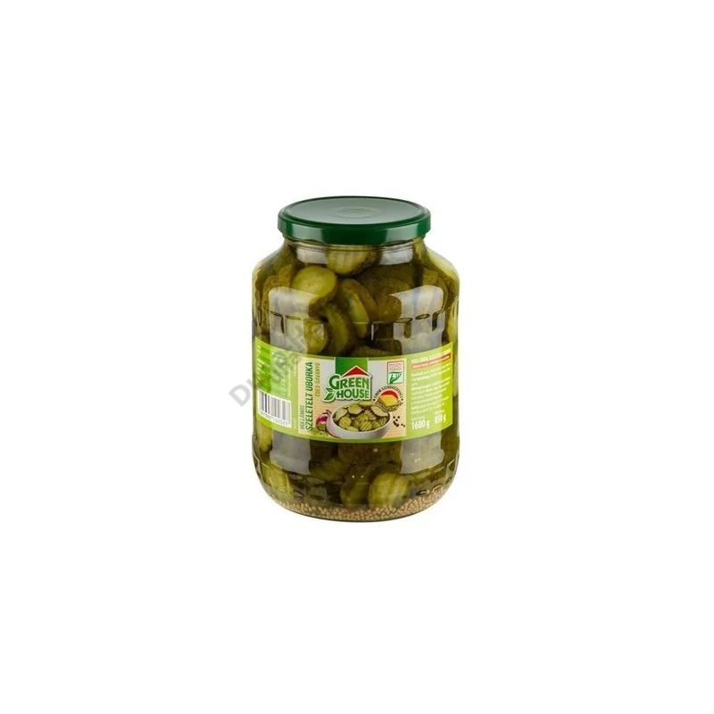 Green House uborka, szeletelt, üveges, 2650 ml