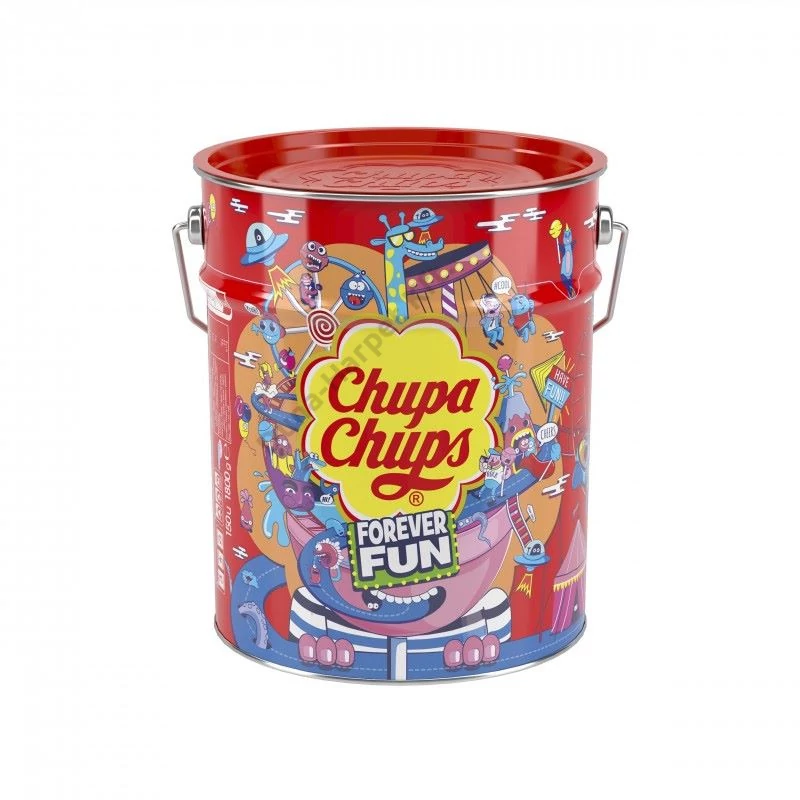 Chupa Chups Best Of vödrös nyalóka 150 x 12 g