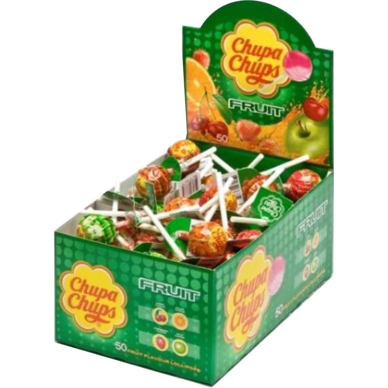Chupa Chups Fruit nyalóka 50 x 12 g