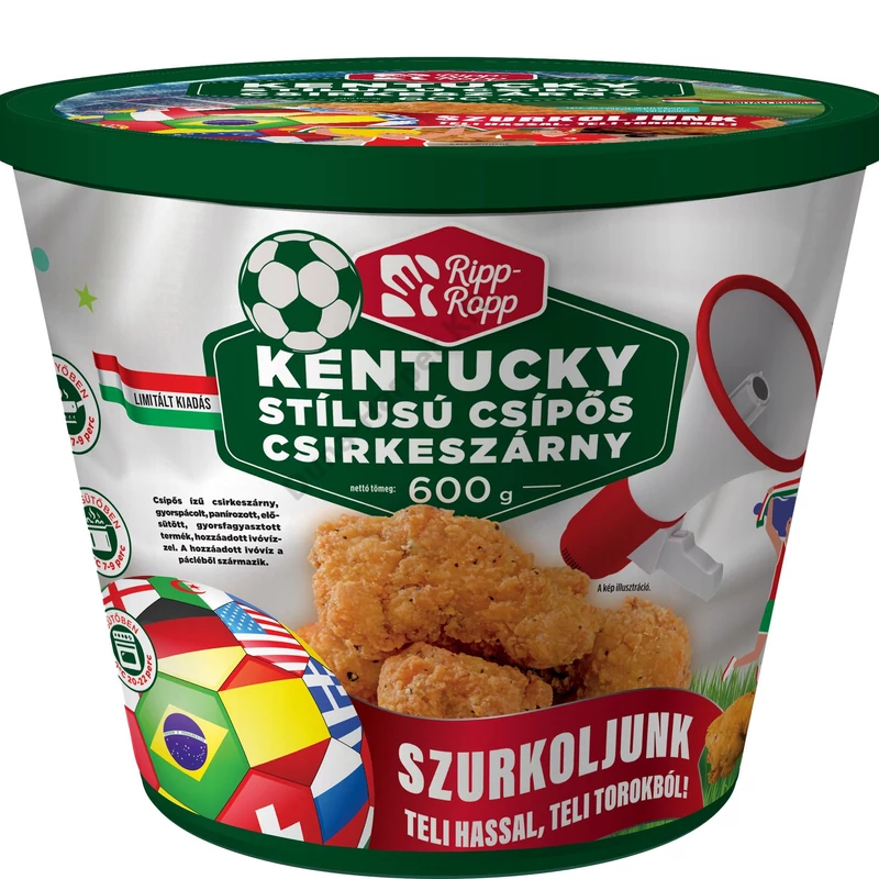 DM Kentucky stílusú csípős csirkeszárny vödrös 600g
