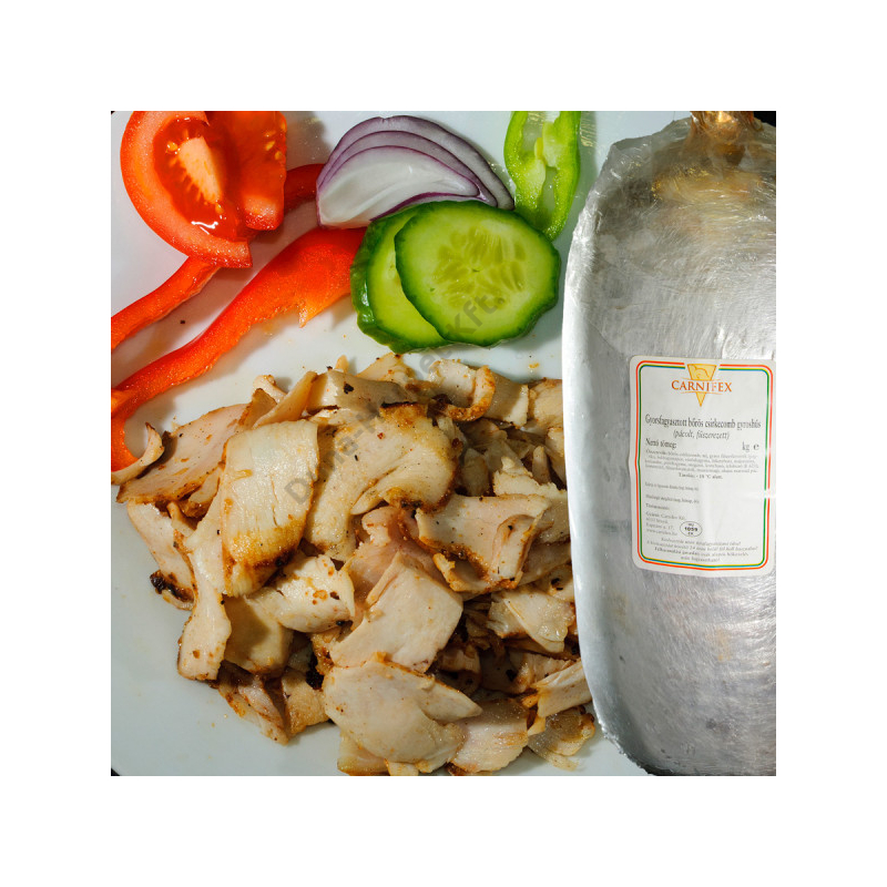 Carnifex kebab/gyros bőr nélküli csirkecomb nyárs - 10kg