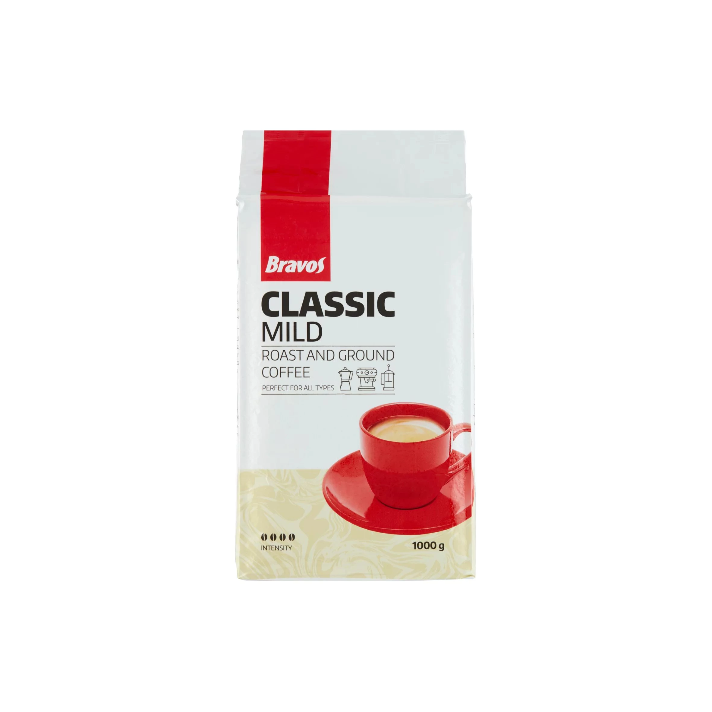 Bravos Classic Mild szemes kávé 1 kg