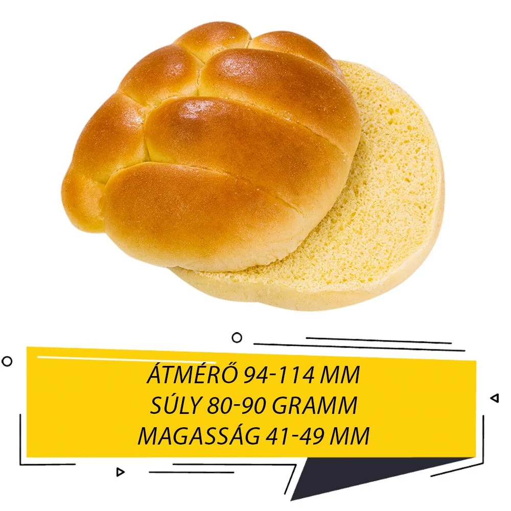 Lantmannen Kalács jellegű hamburger zsemle 110 mm (30 db)