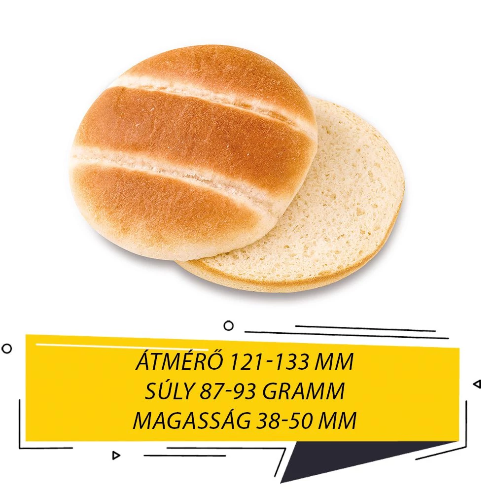 Lantmannen Burgonyás hamburger zsemle 125 mm (24 db)
