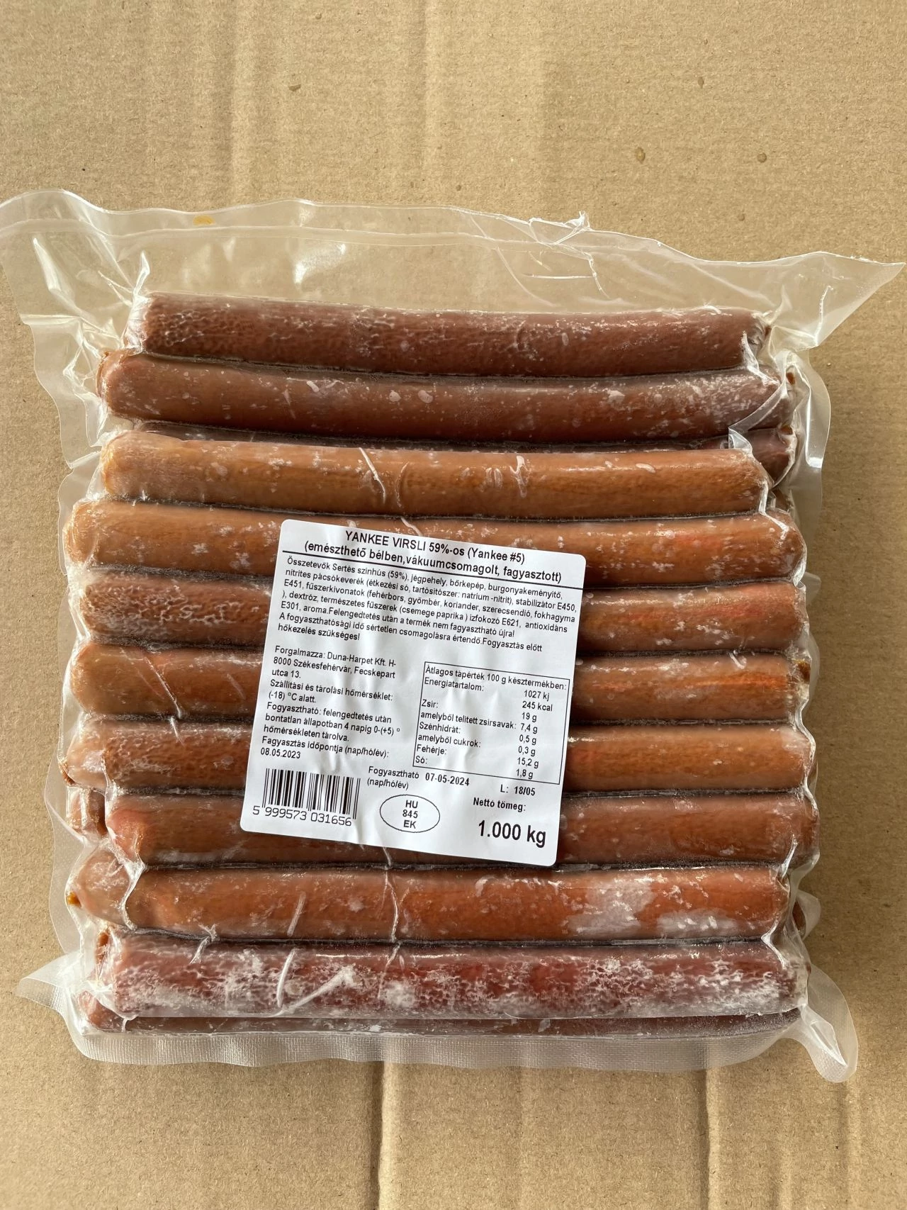 Yankee virsli 59% hústartalom (Yankee #5) - 1 kg