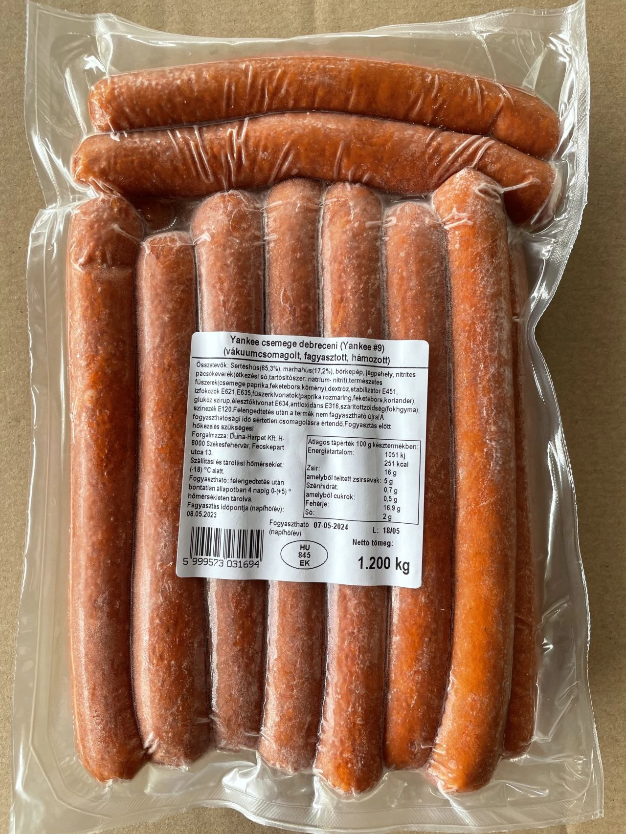 Yankee debreceni hámozott (Yankee #9) - 1,2 kg